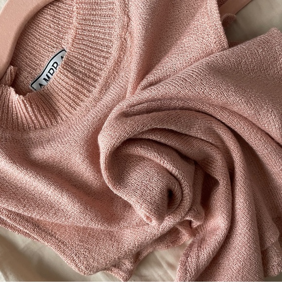 VTG pale pink mock-neck top - Picture 4 of 4